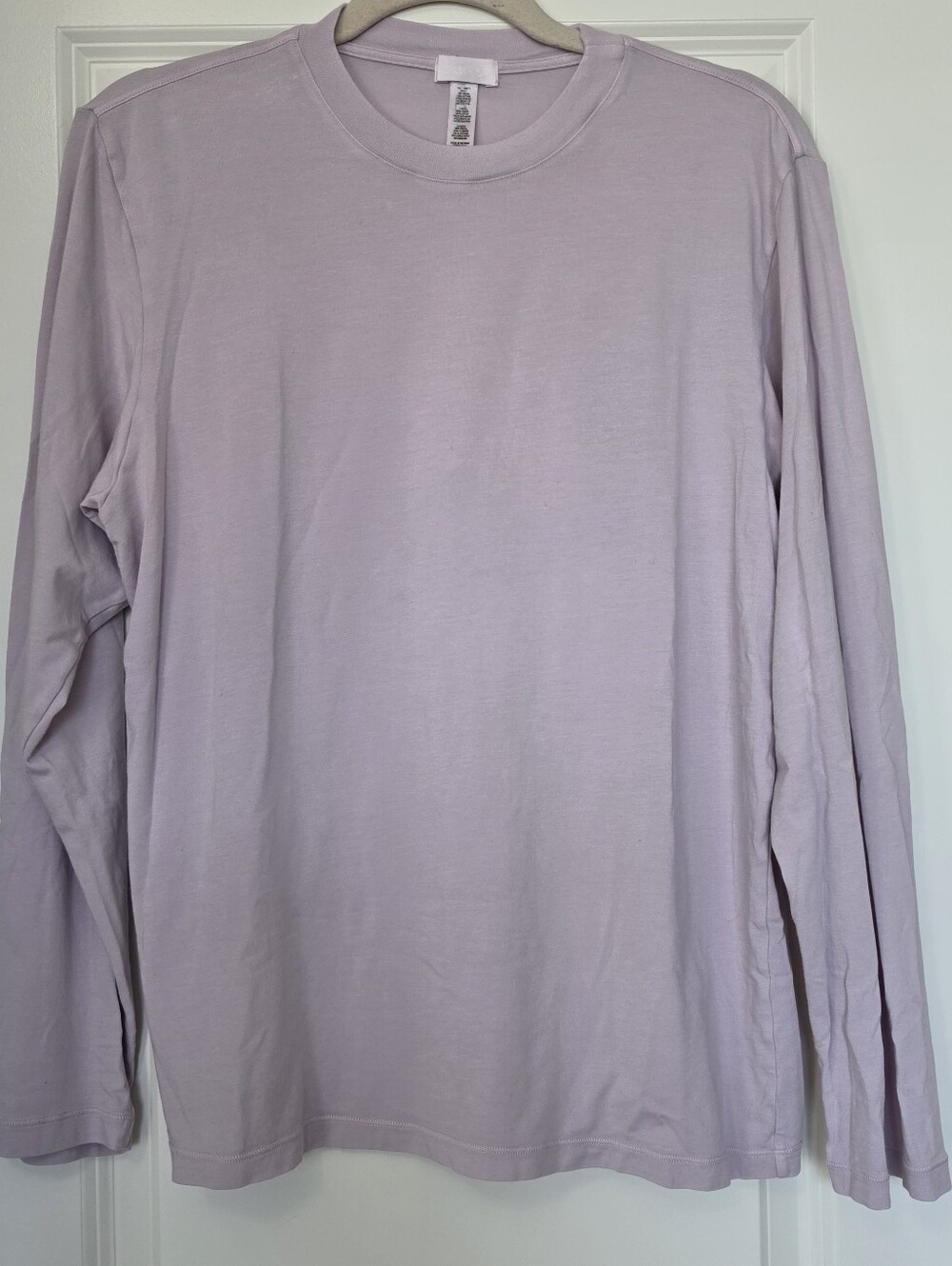SKIMS Boyfriend Collection Long Sleeve T-Shirt Women’s XS Soft Pink - Picture 2 of 5